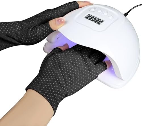 3 Pairs Sun UV Protection Gloves Non Slip Cotton Fingerless Driving Cycling Biki... - Image 7