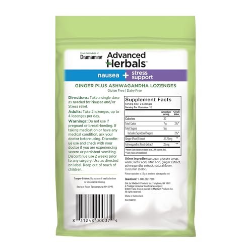 From the Makers of Dramamine, Advanced Herbals, Nausea and Stress Support with G... - Image 3