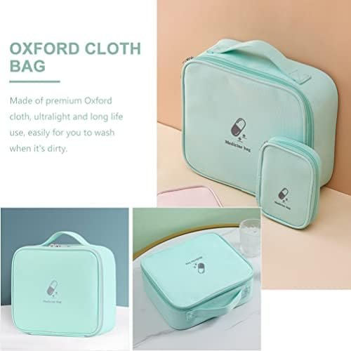 COHEALI Medication Organizer Empty First Aid Bags Travel Medicine Bag Supplies O... - Image 6