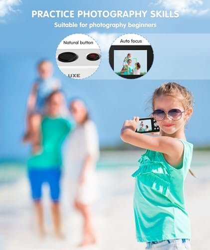4K Digital Camera, Camera for Kids Real 13MP Point and Shoot Digital Cameras wit... - Image 8