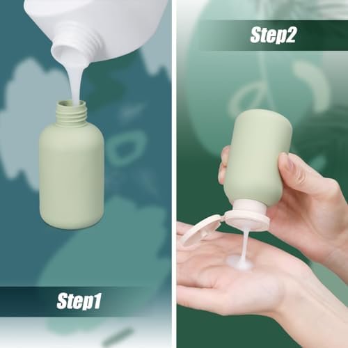 3.4 oz Travel Bottles for Toiletries, Leak Proof Squeeze Bottles Refillable, Pla... - Image 5