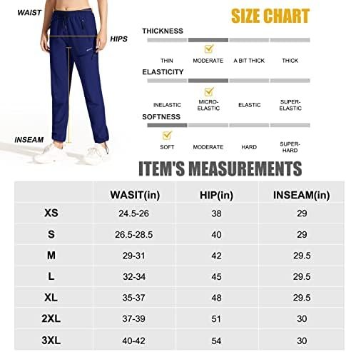 MOCOLY Women's Cargo Hiking Pants Elastic Waist Quick Dry Lightweight Outdoor Wa... - Image 7