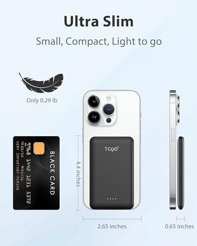 TG90° Power Bank Portable Phone Charger, 5000mAh Lightweight Battery Pack with B... - Image 7