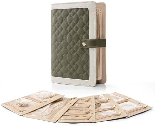 Vlando Travel Jewelry Organizer Case, Foldable Jewelry Bags Jewelry Storage Book... - Image 2