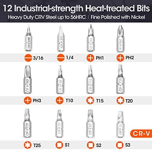 ValueMax 13-in-1 Multi-bit Ratcheting Screwdriver Set Tool All in One, Portable ... - Image 4