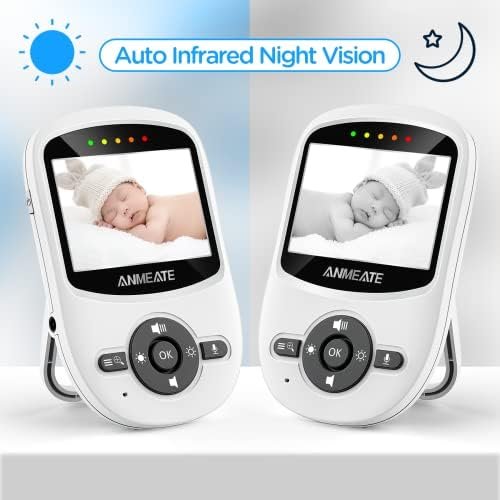 ANMEATE Video Baby Monitor with Digital Camera, Digital 2.4Ghz Wireless Video Mo... - Image 7