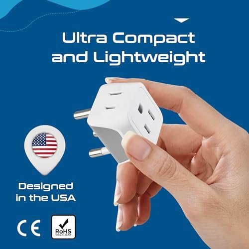 Ceptics Thailand Travel Adapter with Dual Usa Input (Type O) Ultra Compact - 3 P... - Image 7