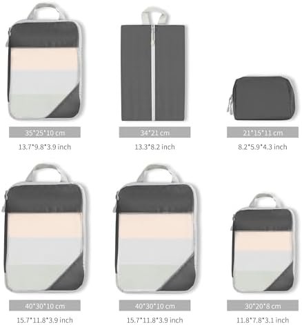 Travel Packing Organizers Compression Cubes - Packing Cubes for Travel with Shoe... - Image 3