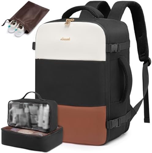 LOVEVOOK Travel Backpack For Women, 40L Travel Back pack Carry On Backpack For A... - Image 2