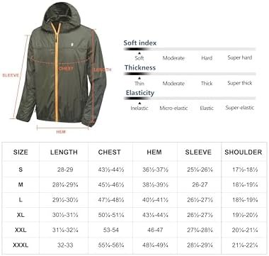 Little Donkey Andy Men's Lightweight Packable Sun Protection Jacket Quick Dry Fu... - Image 7