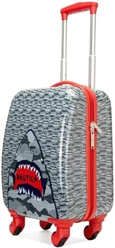 Nautica Kids Luggage - 18" Airline Approved Rolling Hardside Upright Carry-on Su... - Image 7