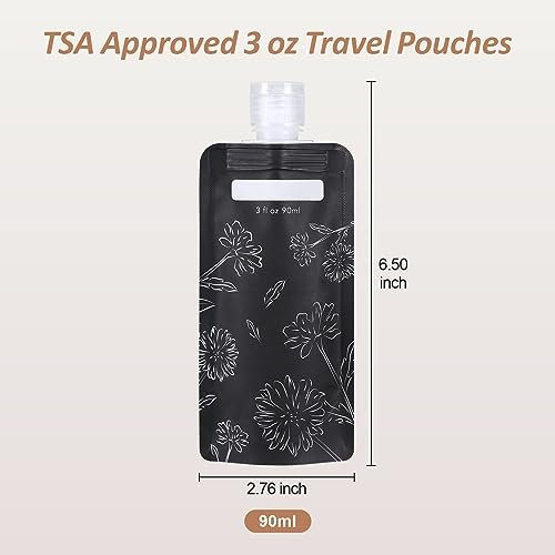 PACKISM Travel Containers for Liquids - 12 Pack Leak Proof 3oz TSA Approved Liqu... - Image 9