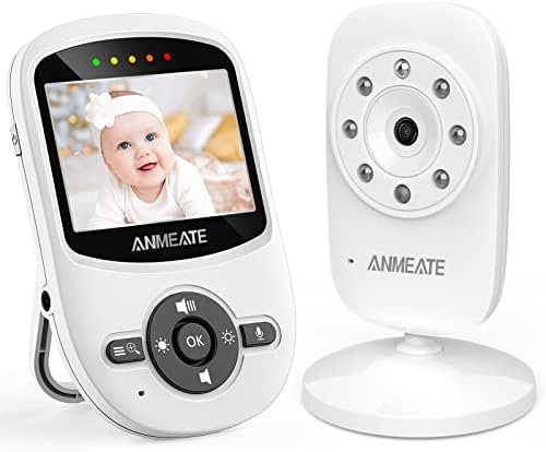 ANMEATE Video Baby Monitor with Digital Camera, Digital 2.4Ghz Wireless Video Mo... - Image 2