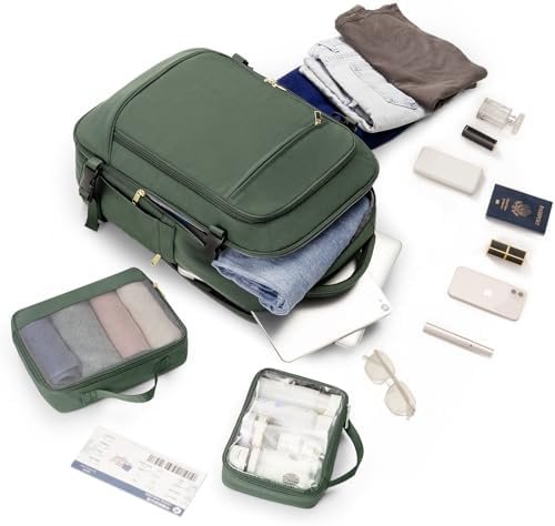 Carry on Backpack, Flight-approved Backpack for Traveling, 40L Personal Item Tra... - Image 9