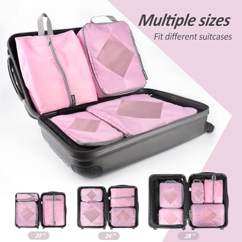 Compression Packing Cubes for Travel,Expandable Packing Cubes for Suitcases, 5 S... - Image 7