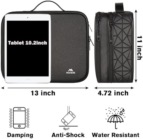 MATEIN Cord Organizer Bag, Large Electronics Organizer Travel Case Cable Storage... - Image 5