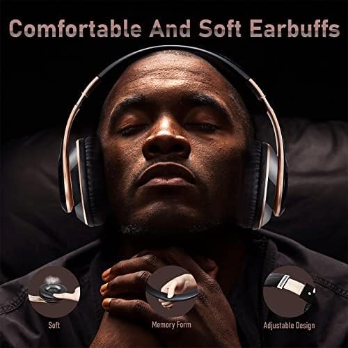 Bluetooth Headphones Over Ear, 6S Wireless Headphones Wired with 6 EQ Modes, 40 ... - Image 4