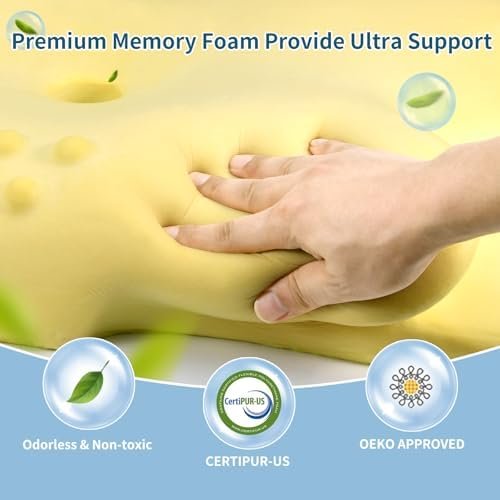 Cervical Neck Pillow - Cooling Pillow for Neck Pain Relief, Ergonomic Contour Si... - Image 6
