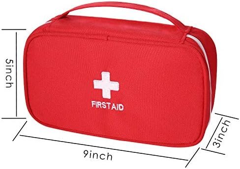 First Aid Bags Empty, Portable Travel Medicine Bag for Camping Hiking Vehicle Mo... - Image 5