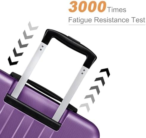 Kono Luggage Expandable(only 28") Suitcase Set 3Pcs + ABS Hardshell Suitcase wit... - Image 6