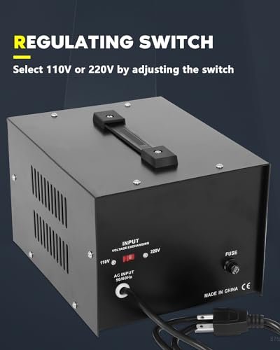 Voltage Converter Transformer 1500w,Step Up/Down Power Converter AC 110v to 220v... - Image 6