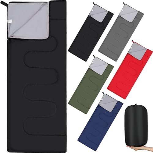 Macarrie 12 Pack Sleeping Bags for Adults Bulk Warm Cold Weather Kids Camping Sl... - Image 9