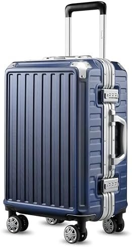 LUGGEX Carry On Luggage with Aluminum Frame, 36L Polycarbonate Zipperless Luggag... - Image 2