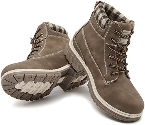 COTTIMO Hiking Work Boots for Women Waterproof - Winter Snow Casual Non Slip Com... - Image 7