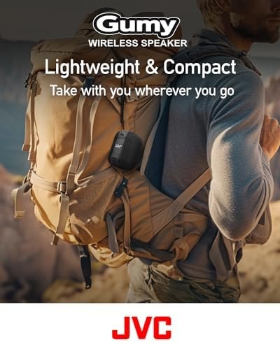 JVC Portable Gumy Wireless Speaker with Surround Sound, Bluetooth 5.3, Lightweig... - Image 5