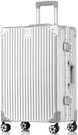HotWay 24 Inch Checked in Luggage with Aluminum Frame,PC Hard Shell Suitcase wit... - Image 2
