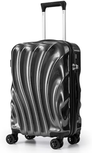 Carry On Luggage 22x14x9 Airline Approved,ABS+PC Hardside Luggage with Spinner W... - Image 2