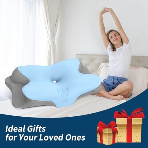 Cervical Neck Pillow - Cooling Pillow for Neck Pain Relief, Ergonomic Contour Si... - Image 8