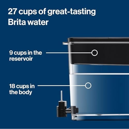 Brita XL Water Filter Dispenser for Tap and Drinking Water with 1 Elite Filter, ... - Image 3
