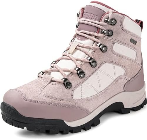 R CORD Womens Hiking Boots Breathable Hiking Boots Womens Waterproof Ankle Suppo... - Image 2