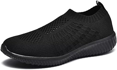 konhill Women's Slip On Walking Shoes Breathable Mesh Sneakers Work Casual Tenni... - Image 2