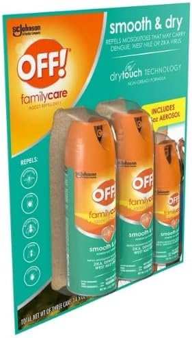 OFF! Familycare Smooth & Dry Insect Repellent Aerosol, Powder Dry Formula, Bug S... - Image 3