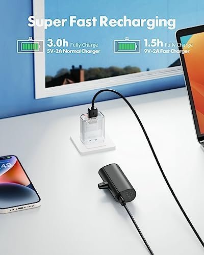 2 Pack Portable Chargers for iPhones & Android, 5000mAh Mini Power Banks, 20W PD... - Image 6