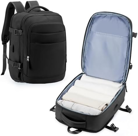 Travel backpack for Women, Anti Theft Laptop Backpack with USB Port,Flight Appro... - Image 2