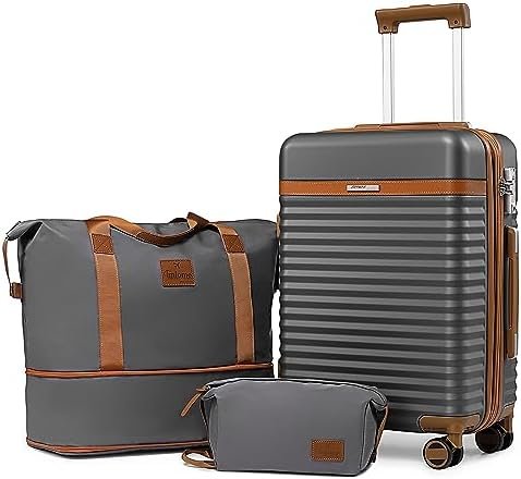 Joyway Luggage 20 Inch Carry On Luggage Sets, Expandable Suitcase Set with Spinn... - Image 2