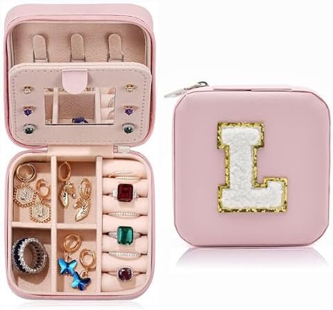 MODENGKONGJIAN Travel Jewelry Case for Women Fashion, Ring Necklace Earring Jewe... - Image 2