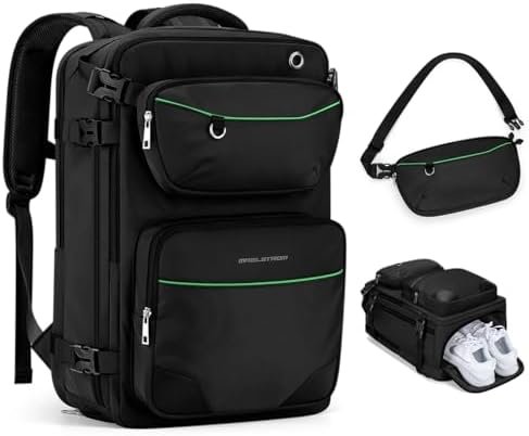 Maelstrom Travel Backpack for Men Women, 35L Carry on Backpack for Traveling on ... - Image 2