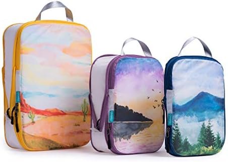 Compression Packing Cube Set 3pcs, Travel Bags Organizer for Luggage/Backpack - Image 9