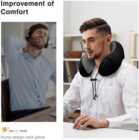 Travel Pillow for Airplane Memory Foam Neck Pillow, Soft & Support Travel Pillow... - Image 8