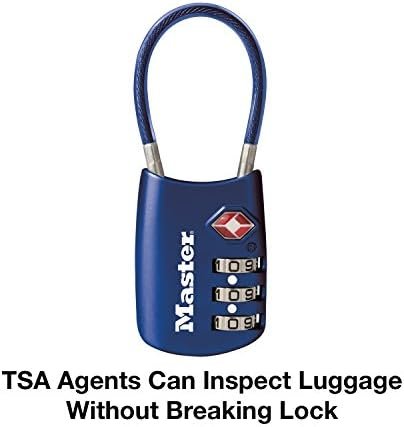 Master Lock TSA Set Your Own Combination Luggage Lock, TSA Approved Lock with Co... - Image 4