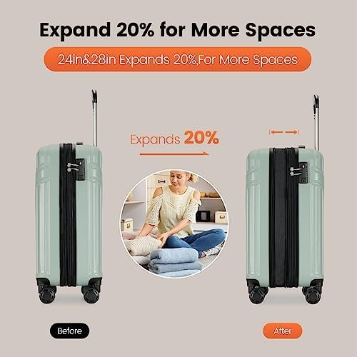 PRIMICIA GinzaTravel PC+ABS suitcase Spinner Wheels scratch-resistant Lightweigh... - Image 3