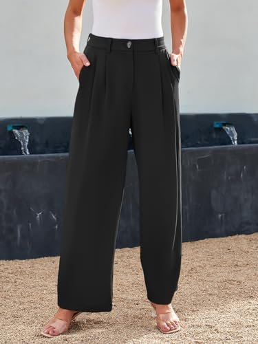 LILLUSORY Wide Leg Dress Pants Women's High Waisted Dressy Trousers - Image 6