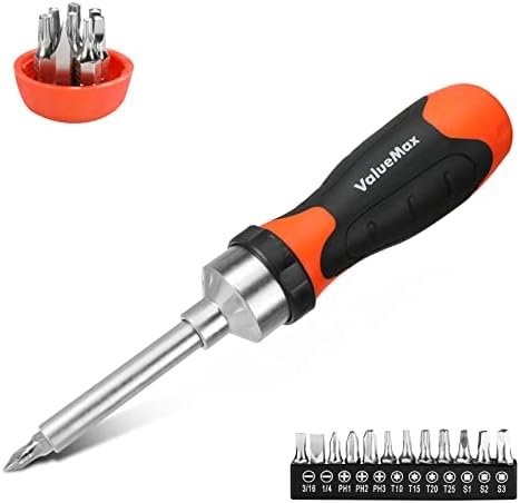 ValueMax 13-in-1 Multi-bit Ratcheting Screwdriver Set Tool All in One, Portable ... - Image 2