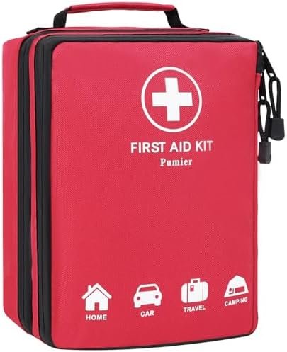 Home-Car-First-Aid-Kit-Camping-Essentials-Empty Bag, Labelled, Double Layer, Lar... - Image 2
