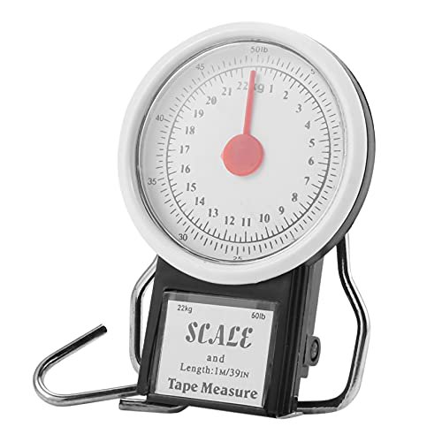 Portable Luggage Travel Scale Hanging Suitcase Hook 22kg 50lb Measuring Tape - Image 3