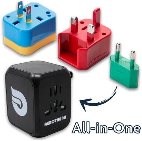 Universal Travel Adapter Wall Charger - More Than 150 Countries - 4 USB Ports - Image 3